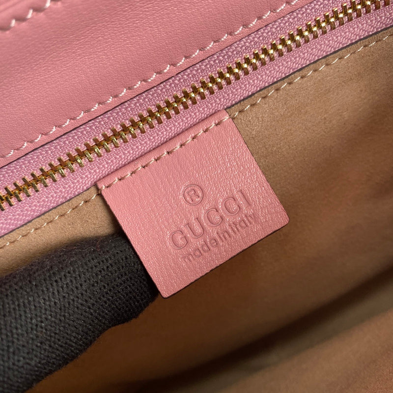Side profile of premium signature women's handbag – women's luxury handbag