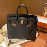 Close-up detail of poised bag design