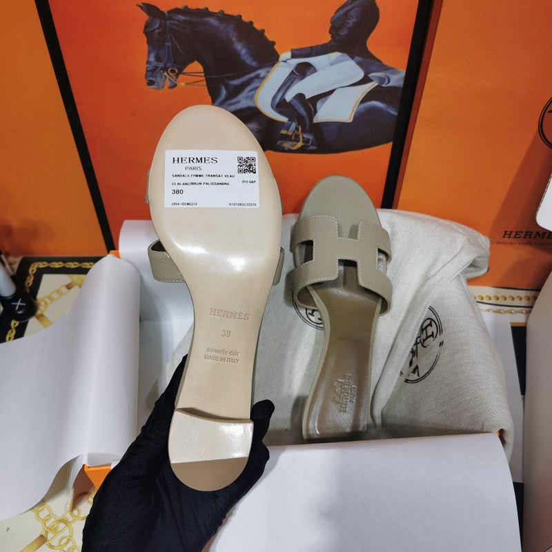 Hermes sandals Style 008 - angled studio shot