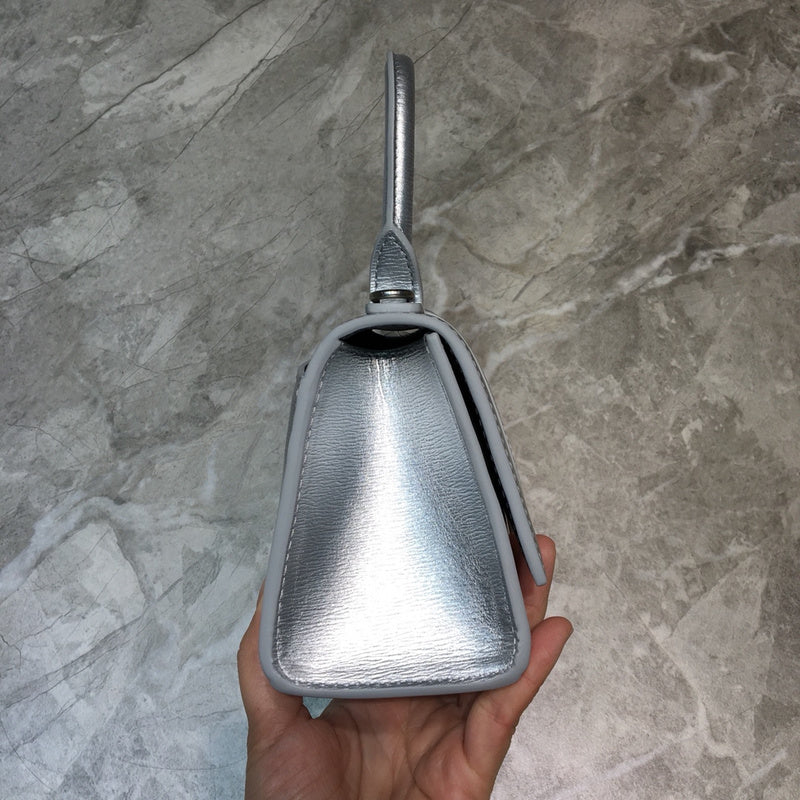Understated Vegan Leather Handbag - Statement Silhouette | Women's Everyday Carry Handbag #613 - back view (image 4) of designer-inspired handbag