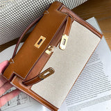  structured bag close-up of hardware and finish