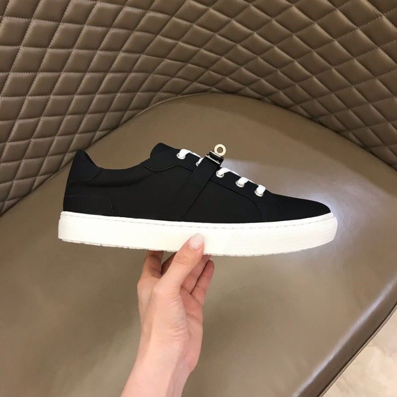 Hermès Nude Low-Top Sneakers - Heel Detail View