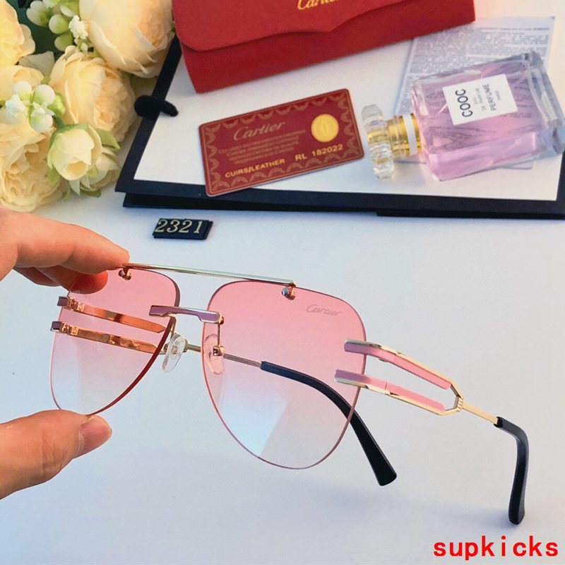 Full view of Cartier unisex sunglasses