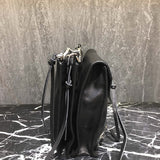 Sleek Faux Leather Handbag - Versatile Everyday Design | Women's Luxury Handbag #798 - interior view (image 6) of designer-inspired handbag