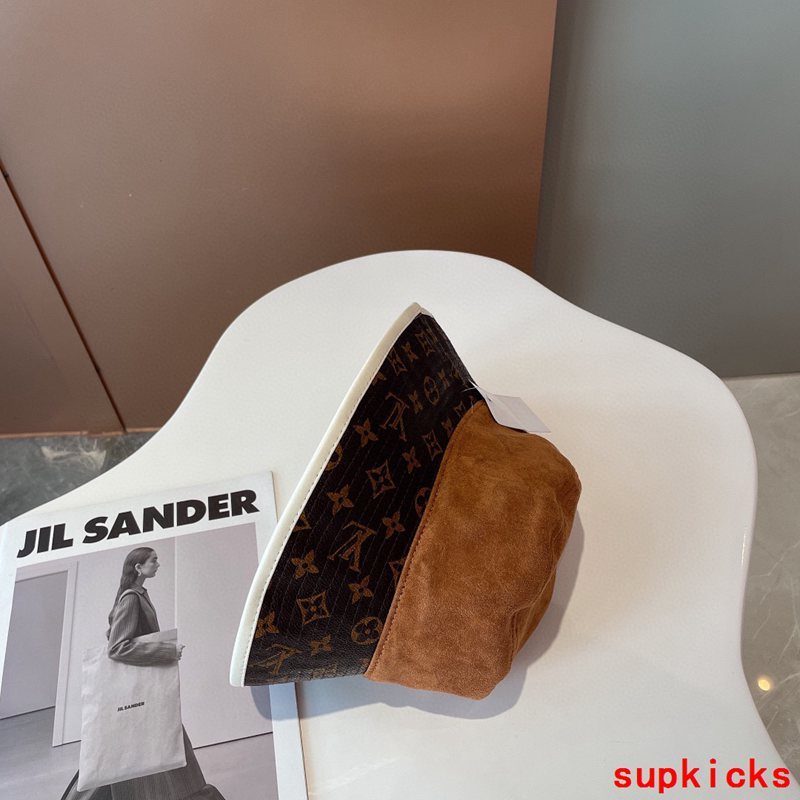Close-up detail view of Louis Vuitton unisex cap