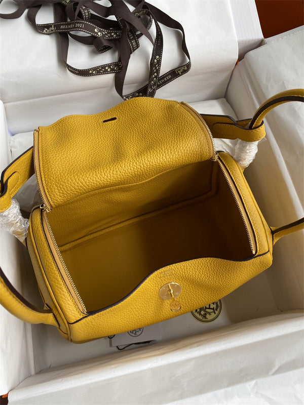 Interior view of polished premium bag