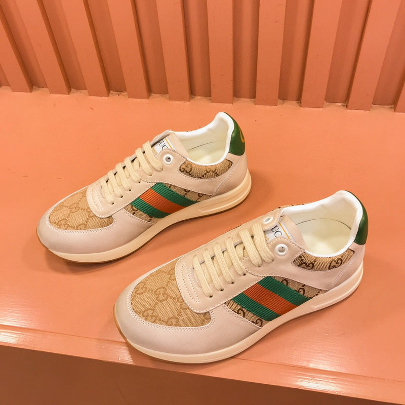 Gucci fresh white-and-black luxury sneakers view 8 streetwear statement look