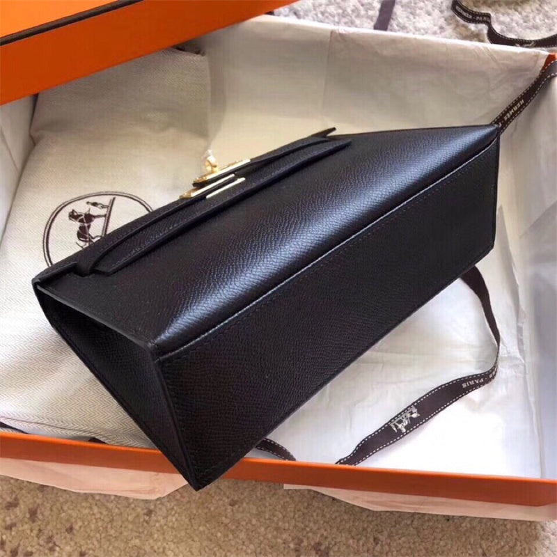 Close-up detail of sleek bag design