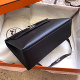 Close-up detail of sleek bag design