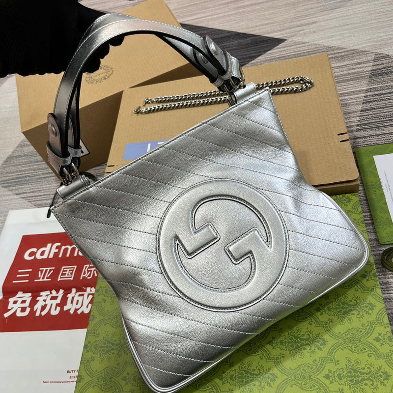 Back view of classic chic women's handbag – women's luxury handbag