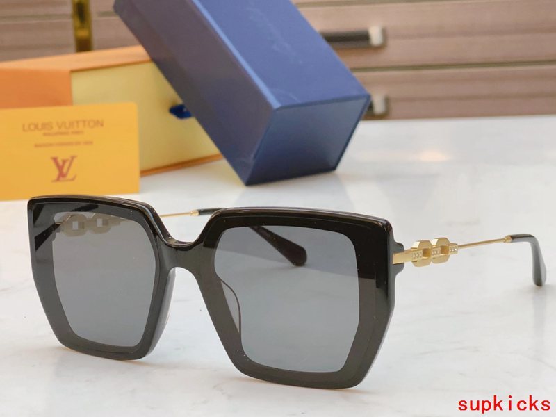 Front view of Louis Vuitton unisex sunglasses