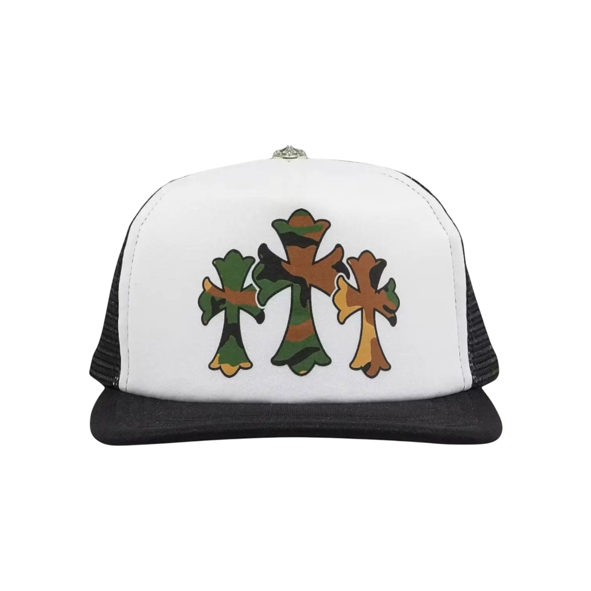 Chrome Hearts Trucker Hat Triple Cross Camo