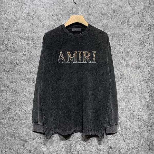 Three-quarter angle view of Amiri luxury piece style No.132