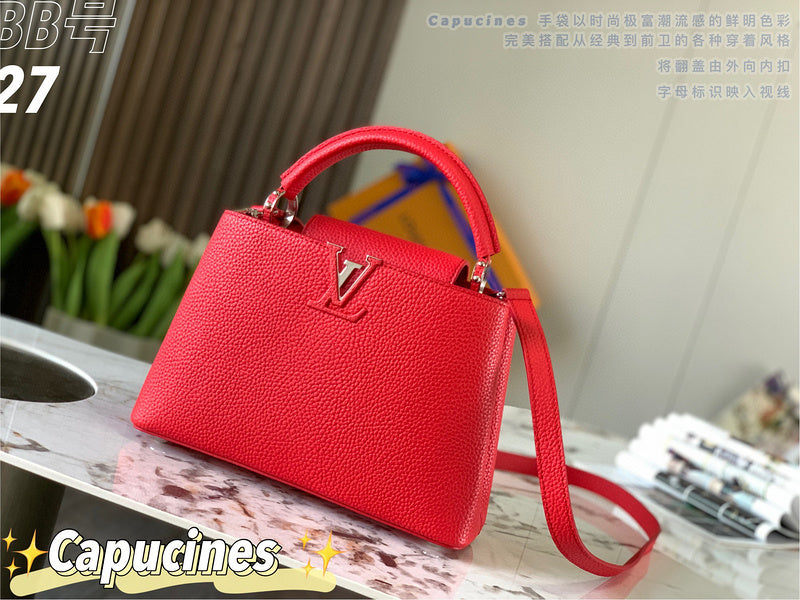 Front view of modern elevated women's handbag – women's luxury accessory