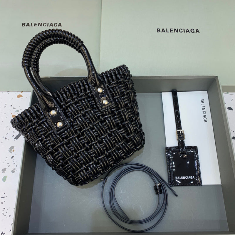 Statement Faux Leather Handbag - Understated Luxury Look | Women's Designer-Inspired Purse #342 - front view (image 1) of designer-inspired handbag
