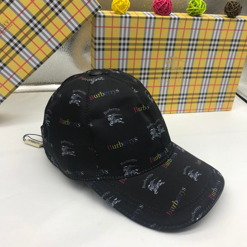 Front view of Burberry unisex cap