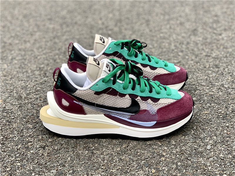 Nike two-tone luxury sneakers view 5 breathable knit upper