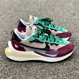 Nike two-tone luxury sneakers view 5 breathable knit upper