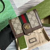 Side view of curated structured handbag