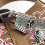 Side view of versatile structured handbag