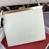 Back view of refined sleek women's handbag – women's everyday handbag