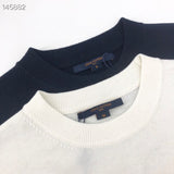 Front view of Louis Vuitton luxury clothing with relaxed-fit cut