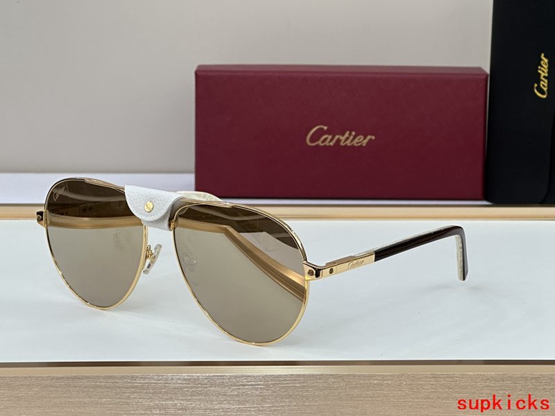 Full view of Cartier unisex sunglasses