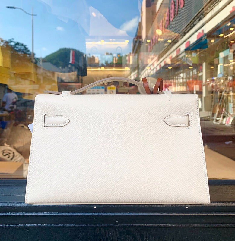 Modern bag shown from front angle