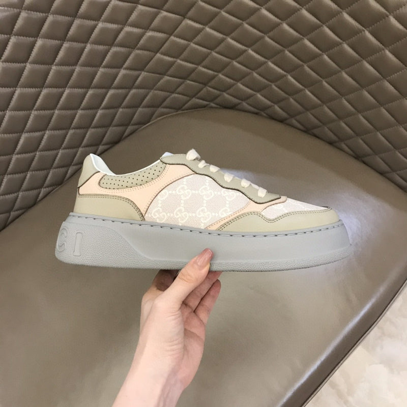 Gucci tonal black luxury sneakers view 5 classic court silhouette