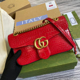 Back view of refined chic women's handbag – women's statement bag