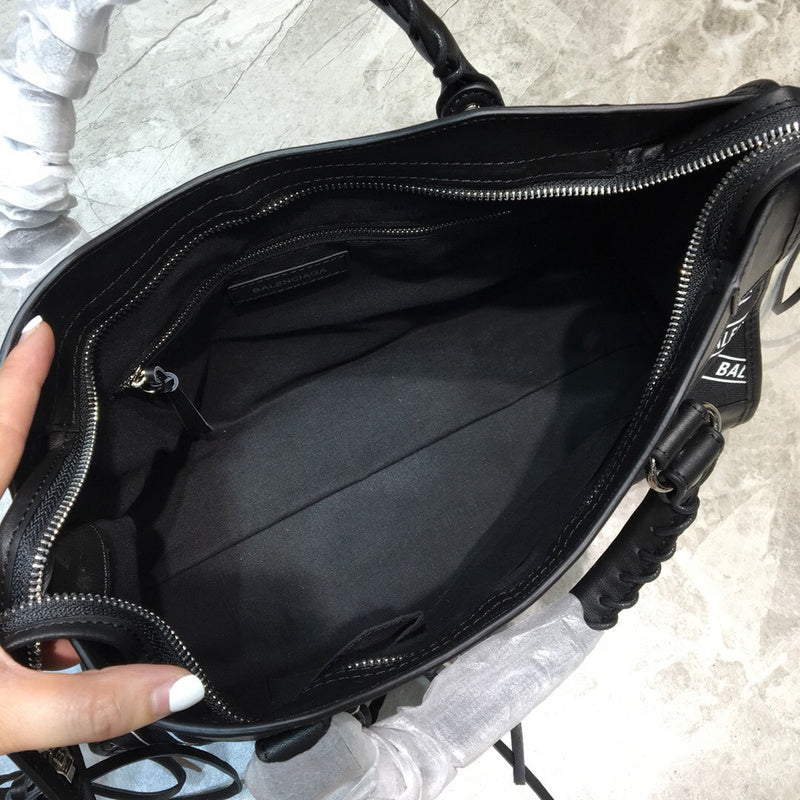Modern Premium PU Leather Handbag - Statement Silhouette | Women's Premium Handbag #965 - alternate angle view (image 8) of designer-inspired handbag