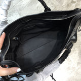 Modern Premium PU Leather Handbag - Statement Silhouette | Women's Premium Handbag #965 - alternate angle view (image 8) of designer-inspired handbag