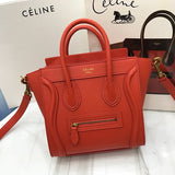 Side profile of classic chic women's handbag – women's statement bag