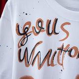 Flat lay presentation of Louis Vuitton cotton t-shirt with tailored silhouette