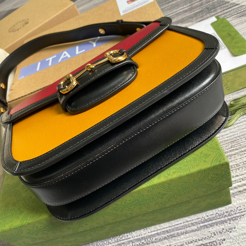 Top view of elevated structured women's handbag – women's statement bag