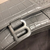 Back view of sleek classic women's handbag – women's designer-style accessory