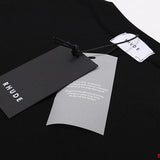 Back view of Rhude luxury clothing with contemporary cut