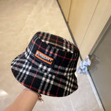 Close-up detail view of Burberry unisex cap