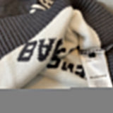 Close-up of Balenciaga designer clothing craftsmanship