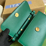 Close-up detail of statement everyday-luxe women's handbag – women's luxury handbag