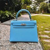 Streamlined bag shown from front angle