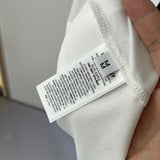 Close-up of Burberry t-shirt craftsmanship