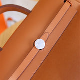  polished crossbody bag detail view showing craftsmanship 14