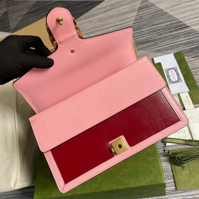 Interior view of statement signature women's handbag – women's luxury accessory