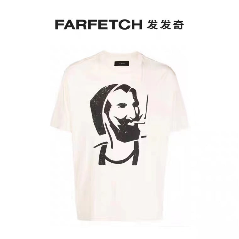 Amiri t-shirt front view designer style