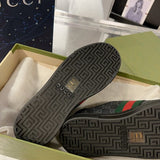 Gucci sneakers detailed view showing premium designer craftsmanship