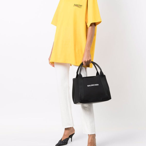 Balenciaga Bags? BALENCIAGA Mini Canvas Tote Handbag Luxury Designer Leather Handbag