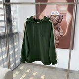 Back view of Gucci luxury clothing with logo-detail design