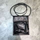Classic Premium PU Leather Handbag - Statement Silhouette | Women's Luxury Handbag #199 - texture close-up (image 9) of designer-inspired handbag