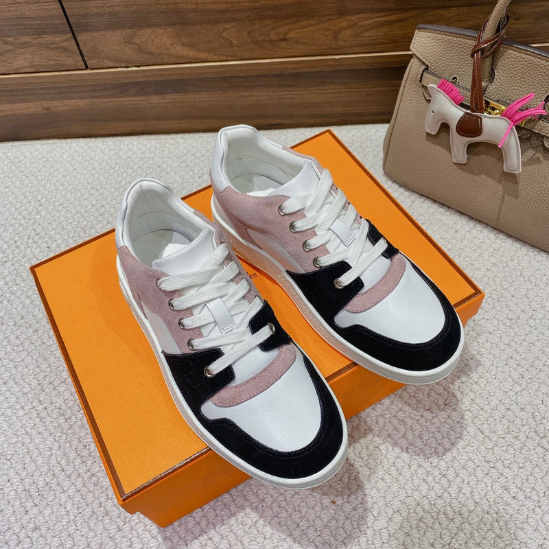 Hermes shoes Style 251 - styled lifestyle view (alternate angle)